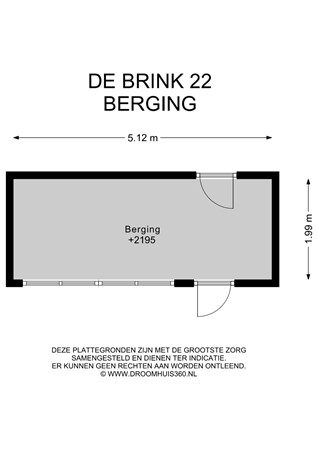 Floorplan - De Brink 22, 4152 GA Rhenoy